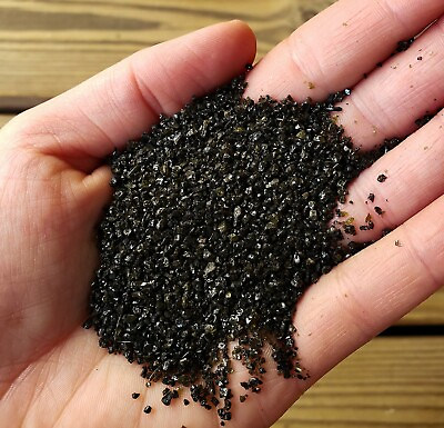 #ad #ad Black Aquarium Sand WASHED READY FOR USE Medium Grain Substrate 12 25 45LBS $5.95