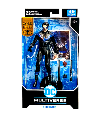 #ad McFarlane DC Multiverse NIGHTWING DC vs Vampires Gold Label Figure WalMart 2024 $31.99