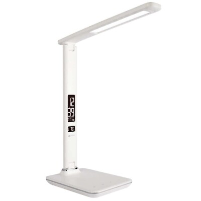 #ad Ottlite Executive Desk Lamp with 2.1A USB Charging Port Color White $49.99