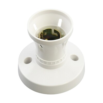#ad #ad White Ceiling Lamp Holder B22 Light Bulb Socket Converter Adapter Base Fitting $8.49