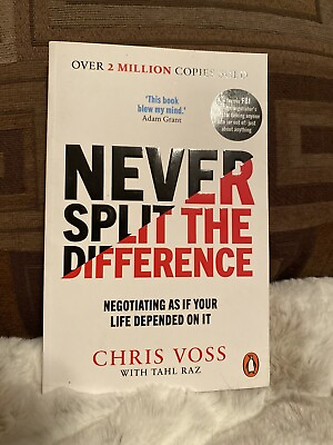 #ad #ad Never Split the Difference Paperback ByChris Voss Author English Free Shipping. $7.99