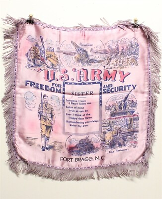 #ad Home Front: Pillow Cover U.S. Army for Freedom and Security Fort Bragg $15.49