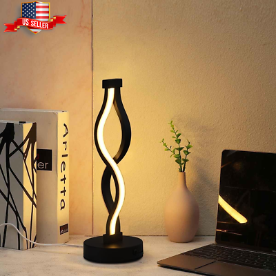 #ad Modern Spiral LED Desk Lamp Modeling Dimmable Light for Home amp; Office New $34.78