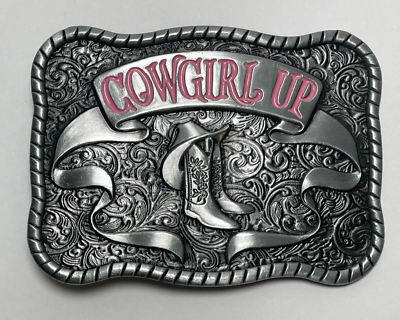 #ad Western Cowgirl Belt Buckle American West USA Women Girls Belt Buckles $12.99