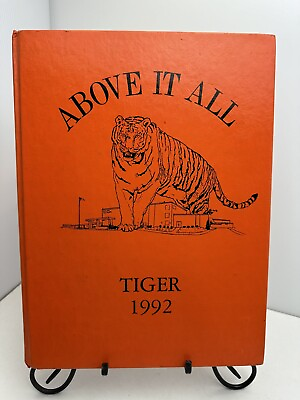 #ad 1992 Yearbook Dover High School New Jersey Above It All Tiger $25.00