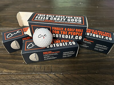 #ad New Dozen Cut Blue Golf Balls White Golf Ball For The People $29.95