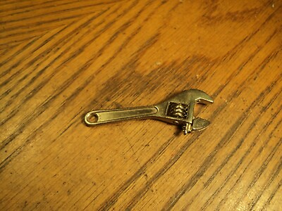 #ad Vintage Mini Adjustable Wrench 2 5 8quot; Long Hong Kong Unbranded $10.99