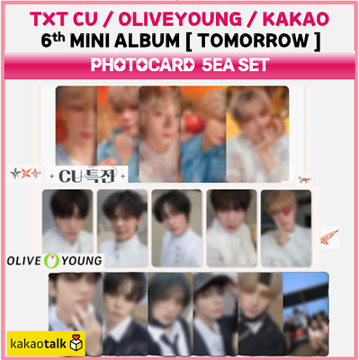 #ad Pre Order TXT CU amp; OLIVEYOUNG amp; KAKAO SPECIAL PHOTOCARD minisode 3: TOMORROW $63.90