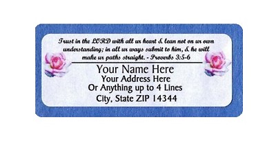 #ad Beautiful Bible Verse Design3 Personalized Address Labels 50PCS FREE US Shipping $6.99