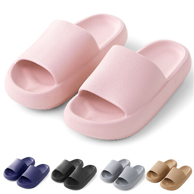 #ad Cloud Slides for Men Women Ergonomic Pillow Slippers Extra Comfy Foam Sandals $16.99