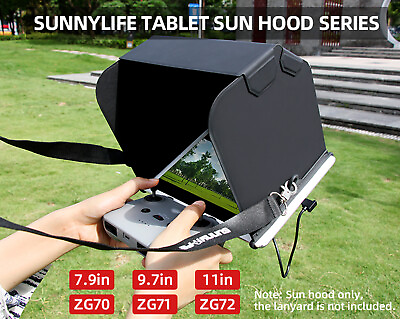#ad Foldable Tablet Sun Hood Sunshade Cover 7.9 9.7 11 In for DJI Air 3 Mini 3 Pro $38.89