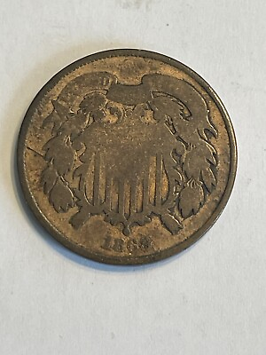 #ad 1868 Two Cent Piece G $9.99