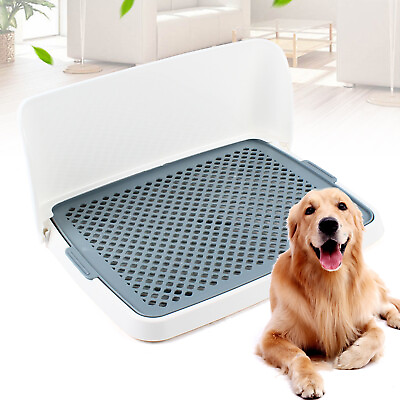 #ad Dog Toilet Training Potty Portble Pet Pee Mat Pad Tray Indoor Puppy Medium NEW $32.30