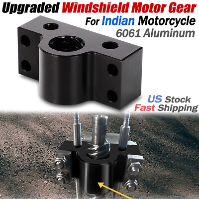 #ad Upgraded Windshield Motor Gear CNC For Indian Motorcycles w Electric Windshield $36.99