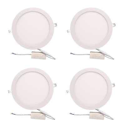 #ad 18W 8in With Driver Ultra Thin Round LED Recessed 1 10PCS 6000K 6500K Cool White $18.89