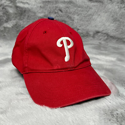 #ad Philadelphia Phillies Hat Red Strap Back Spring Training Hat MLB $18.80