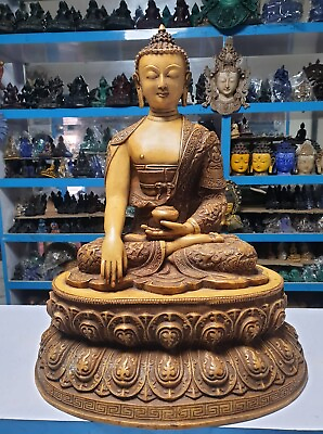 #ad Shakyamuni Buddha Resin Statue Tibetan Buddhist Resin Statue by Nepali Antiques $190.00