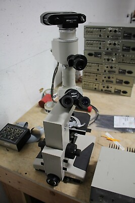 #ad Nikon Optiphot Trinocular Microscope CFW10X M PLAN 40 PLAN 40 $499.99