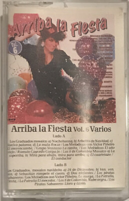 #ad Arriba La Fiesta Vol.6 Cassette 1988 Sonotone $7.95