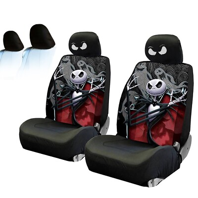 #ad For Honda Jack Skellington Nightmare Before Christmas Ghostly Car Seat Cover $71.81