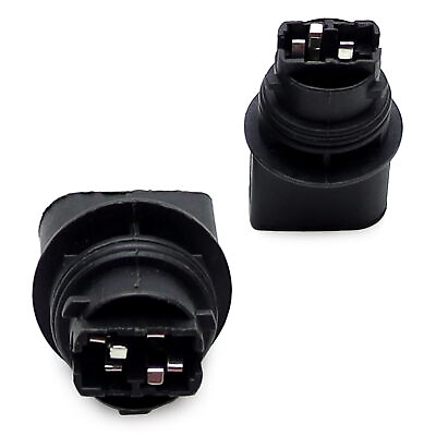 #ad Black OE Spec W21 5W Headlight DRL Light Sockets For Skoda Citigo Seat Mii Lada $12.59