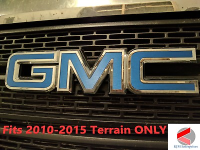 #ad Precut DECALS for 2010 2011 2012 2013 2014 2015 GMC TERRAIN Emblem Overlay Set $16.99