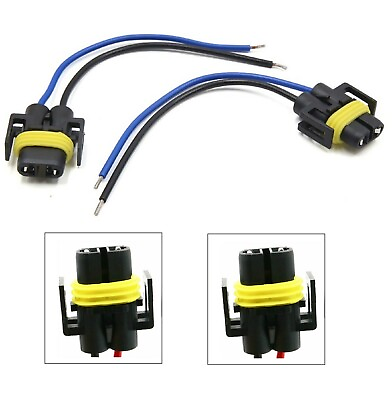 #ad Wire Pigtail Female P S 899 Fog Light Two Harness Bulb Socket Connector Plug Fit $10.45
