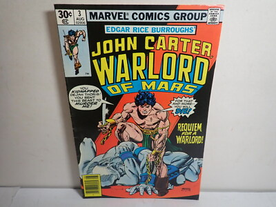 #ad John Carter Warlord of Mars Vol I No 3 1977 Marvel Comics Group GBP 12.99