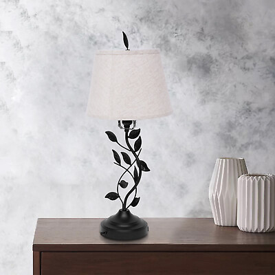 #ad Modern Style Desk Lamp Bedside E26 Lamp amp; Leaves Stand for Home Office Decor $41.90