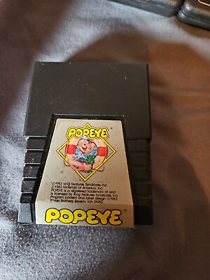 #ad POPEYE Cartridge 1983 Parker Brothers Commodore 64 TESTED AND WORKS $18.99