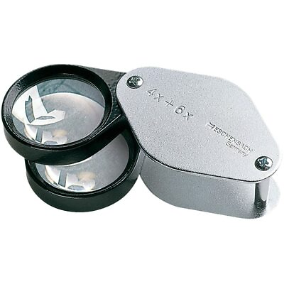 #ad ESCHENBACH Inspection folding metal magnifier magnification Loupe 1187 $86.37