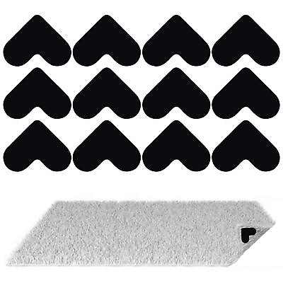 #ad Rug Gripper Heart shaped Anti Slip Rug Grips For Carpeted Floor Reusable Carpet $11.24