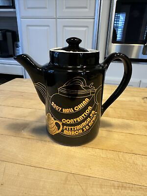 #ad Hall China 2007 Convention Pittsburgh Pennsylvania teapot kettle $30.00