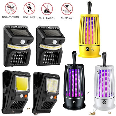 #ad Solar Mosquito Killer Light Electronic USB Fly Bug Insect Zapper Trap Pest Lamps $13.98