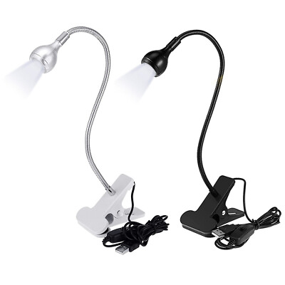 #ad LED Flexible USB Reading Light Clip On Beside Bed Table Desk Gooseneck Lamp US $13.70