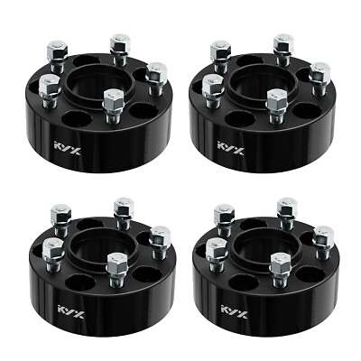 #ad 4Pcs 2quot; Wheel Spacers 50mm 5x4.5 5x114.3 Hub centric For Jeep Cherokee Wrangler $74.11