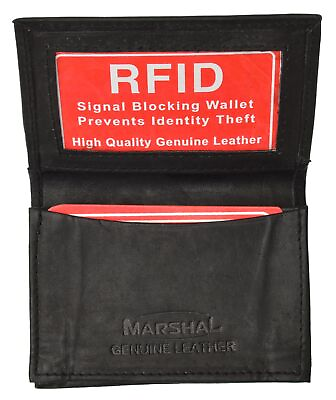 #ad RFID Security Leather Expandable Credit Card ID Business Holder Wallet $14.21