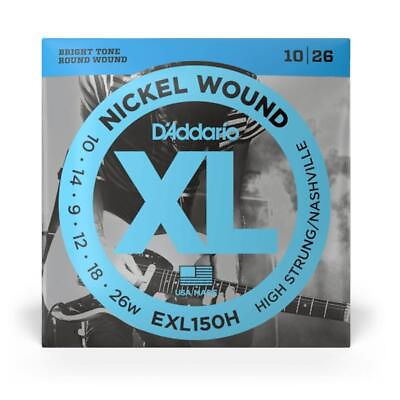 #ad D#x27;Addario EXL150H Nashville Tuning Nickel Wound Guitar Strings .010 .026 $4.31