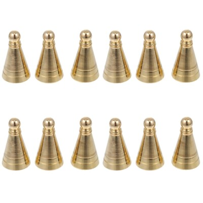 #ad 12 Pcs Brass Tower Incense Mold DIY Supplies Backflow Stick Decorate $13.29