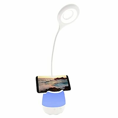 #ad LED Desk Lamp Dimmable Eye Caring White Table Lamp Flexible Gooseneck 5W Touch C $25.58
