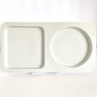 #ad BIA Cordon Bleu Brie Round Cheese Crackers Appetizer Dessert White Serving Plate $19.95