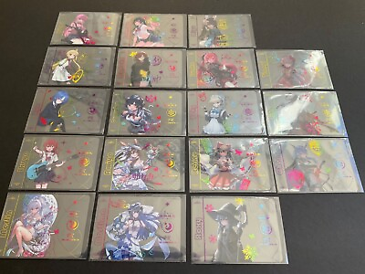 #ad Goddess Story 10M05 FR Complete Set 18 Cards Clear Marnie Anime Foil $12.99