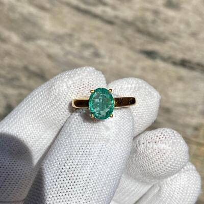 #ad #ad Natural Emerald Gemstone 925 Sterling Silver Handmade Cocktail Ring For Girls $101.73