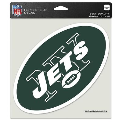 #ad New York Jets Wincraft NFL Perfect Cut Color Decal 8quot; X 8quot; $6.75