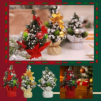 #ad Desk Christmas Merry Children Tree Doll Toy Decoration Bedroom Office Home Home $7.59