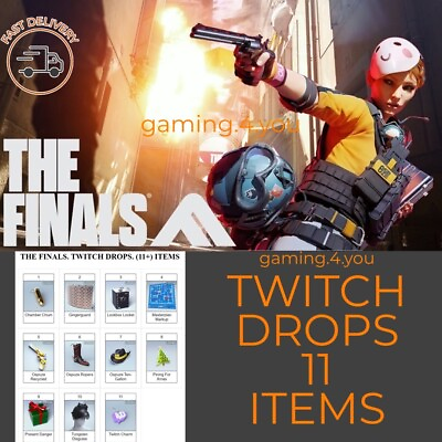 #ad THE FINALS ✦ TWITCH DROPS✦11 SKINS ITEMS FAST DELIVERY $9.49