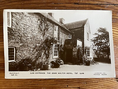 #ad Izaak Walton Hotel Derbyshire England Vintage RPPC $1.99