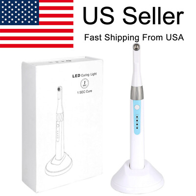 #ad Dental Curing Light Led 10W 2300mw cm² Curing Light 1 Sec Resin Cure Lamp $38.69