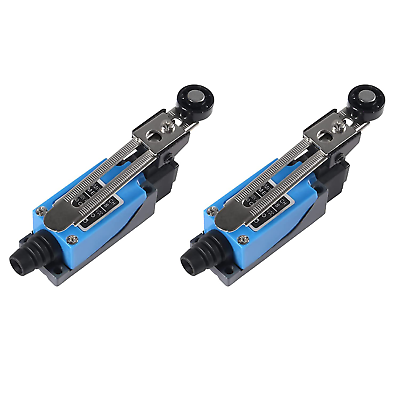 #ad 2PCS ME 8108 Adjustable Roller Lever Arm Momentary Limit Switch 1NC1NO CNC $12.99