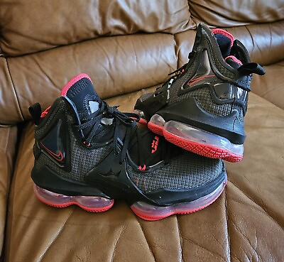 #ad Men#x27;s Nike Lebron 19 EP Bred Size 8 EXCELLENT SHOES $85.00